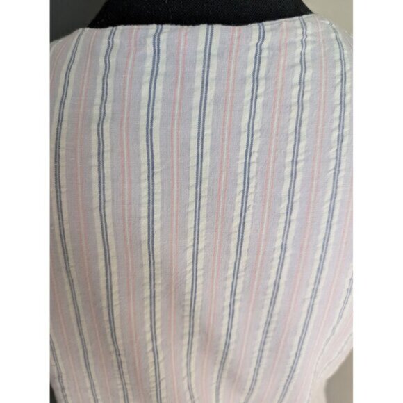 Vintage Petite Sophisticate 100% Cotton Embroidered Applique Vest Size Small - Picture 5 of 10